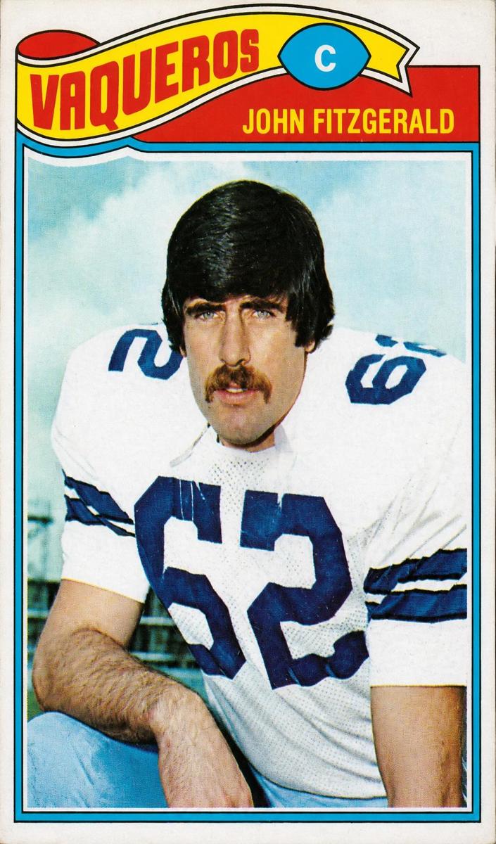 1977 Topps Mexican Football John Fitzgerald #447 PSA 6