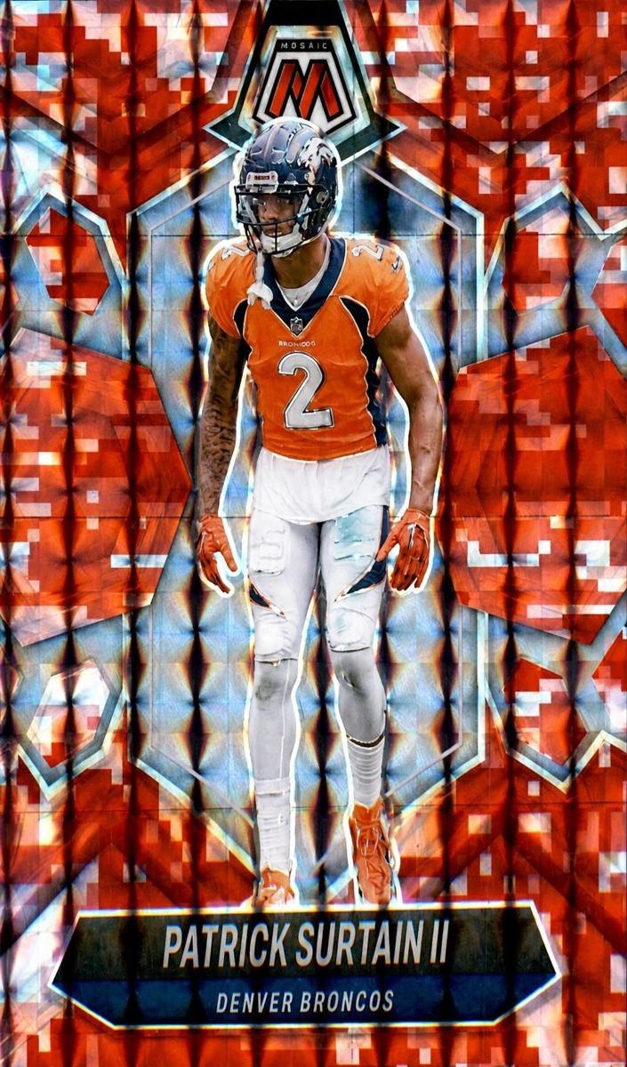 2024 Panini Mosaic Football Camo Red Patrick Surtain II #70