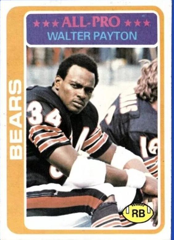 1978 Topps Football Walter Payton #200 PSA 8.5