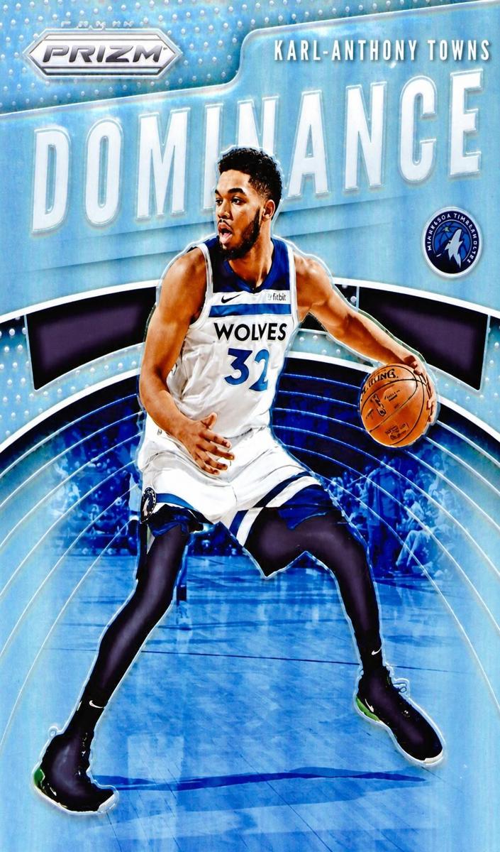 2019 Panini Prizm Basketball Silver Karl-Anthony Towns #15 PSA 9