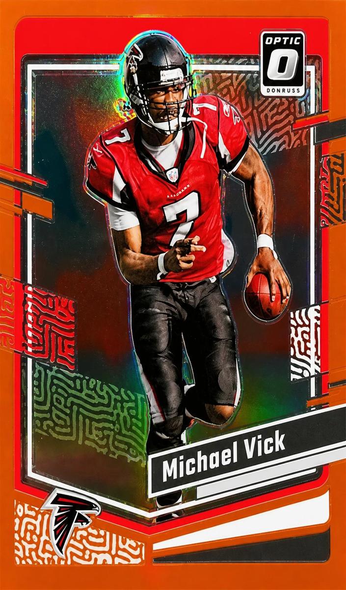 2023 Donruss Optic Football Orange Michael Vick #12