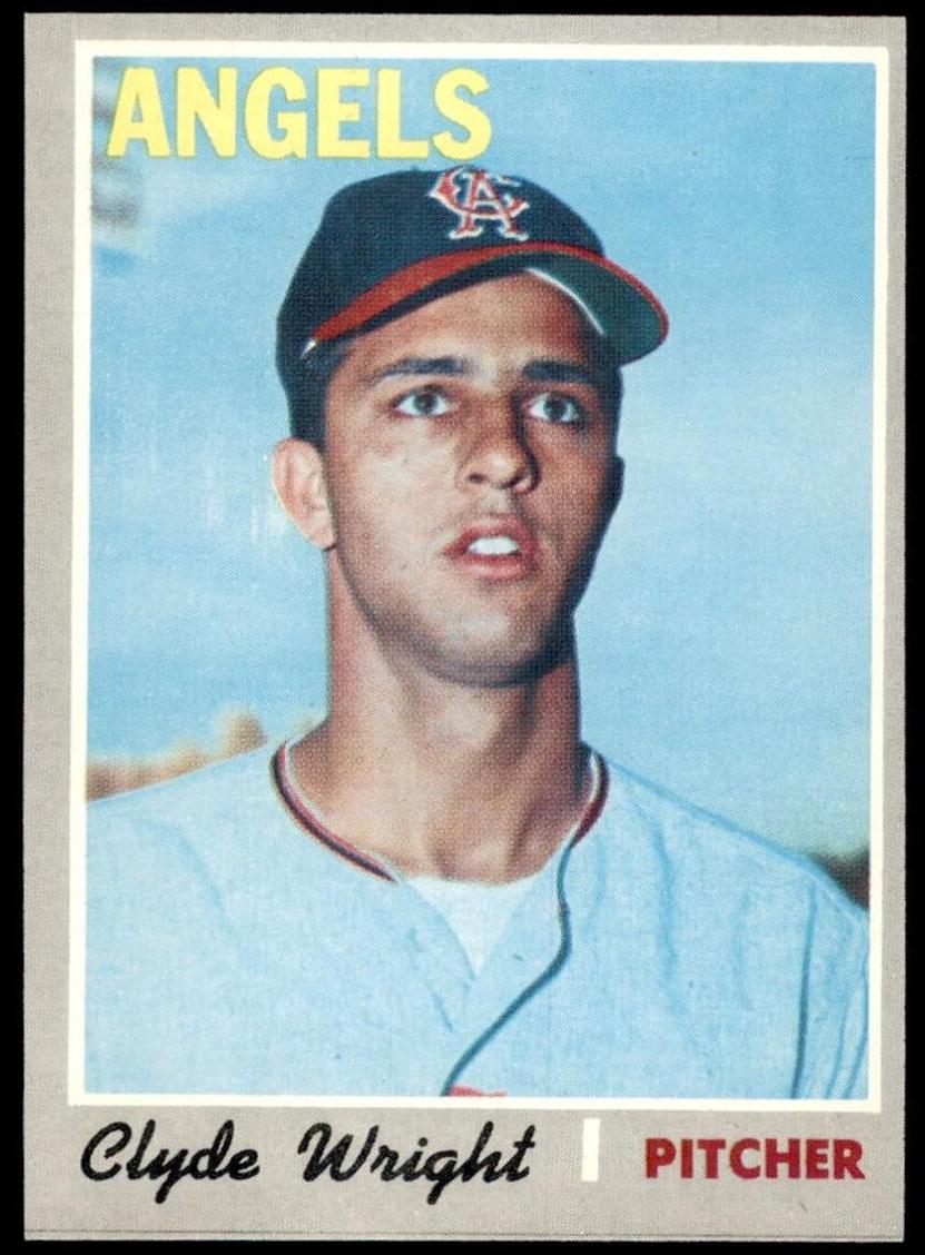 1970 Topps Baseball Clyde Wright #543