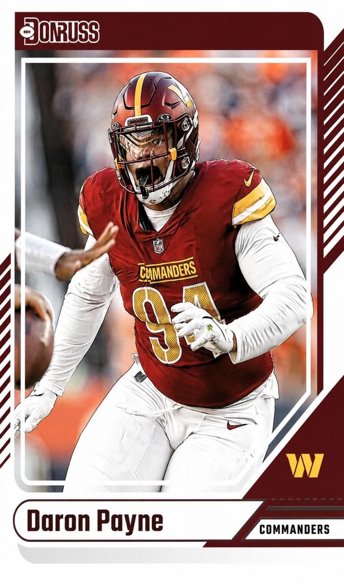 2024 Panini Donruss Football Daron Payne #5