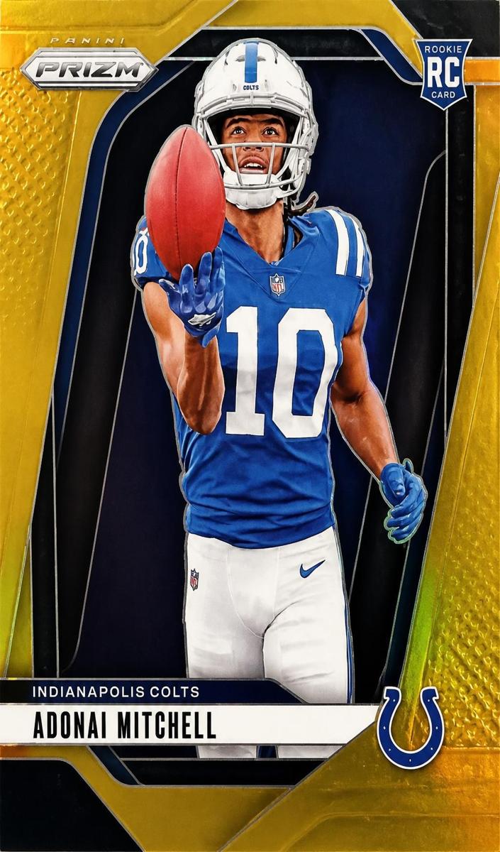 2024 Panini Prizm Football Gold Adonai Mitchell #2