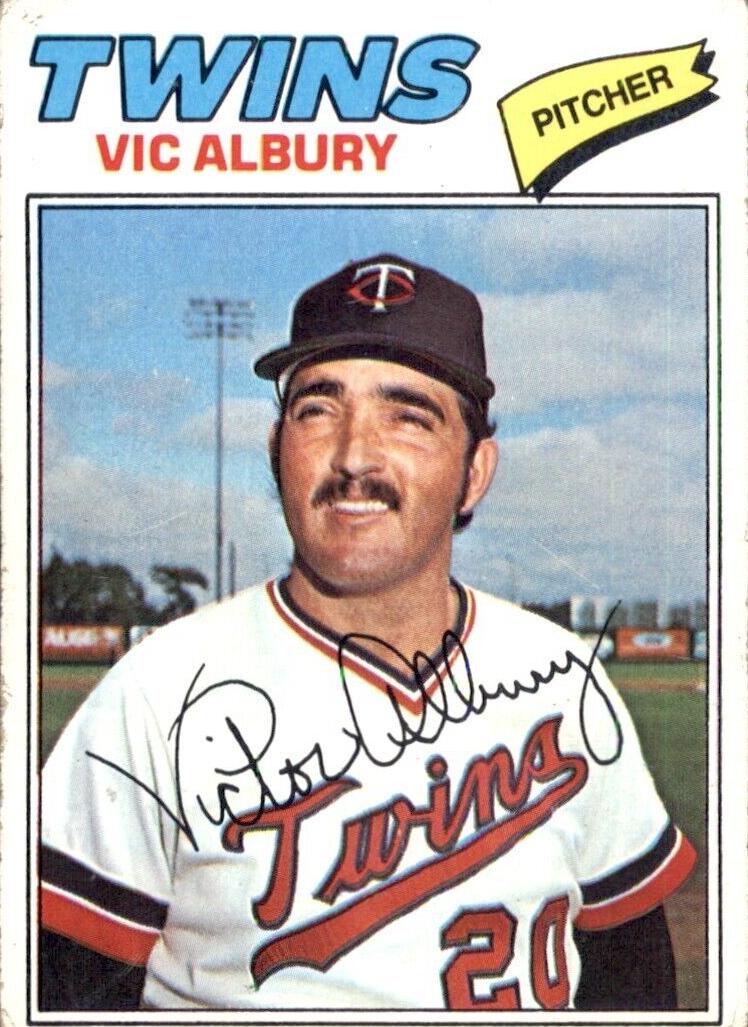 1977 Topps Baseball Vic Albury #536 PSA 9