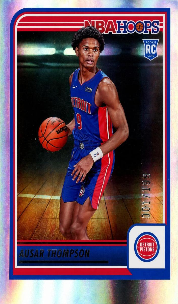 2023 Panini Hoops Basketball Silver Ausar Thompson #255