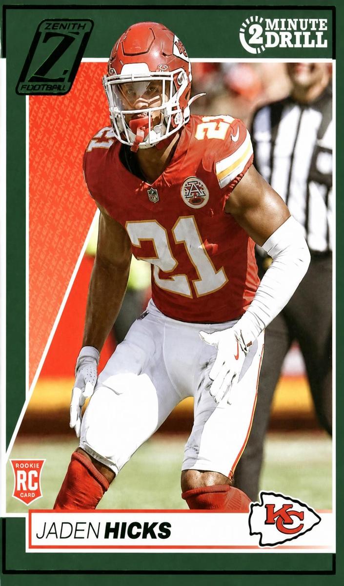 2024 Panini Zenith Football Two Minute Drill Jaden Hicks #137