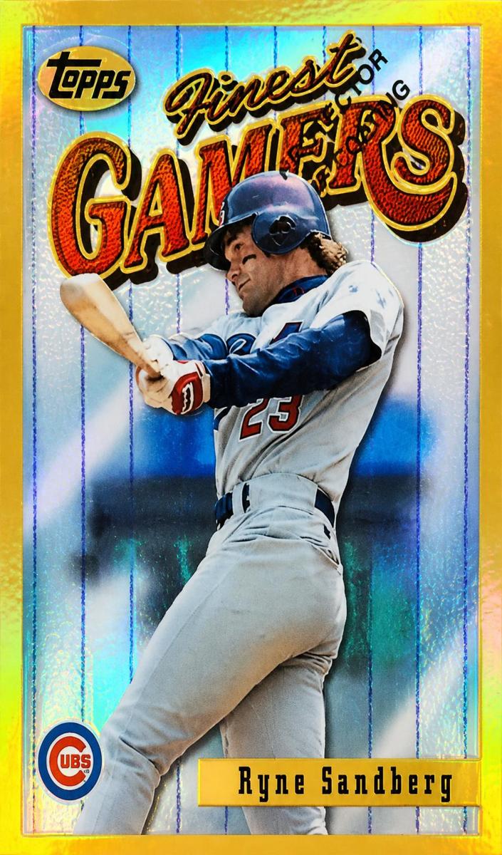 1996 Topps Finest Baseball Refractor Ryne Sandberg #39 PSA 10