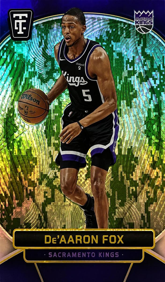 2024 Panini Totally Certified Basketball Mirror Platinum Camo De'Aaron Fox #9