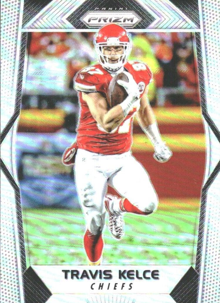 2017 Panini Prizm Football Silver Prizm Travis Kelce #139 PSA 9