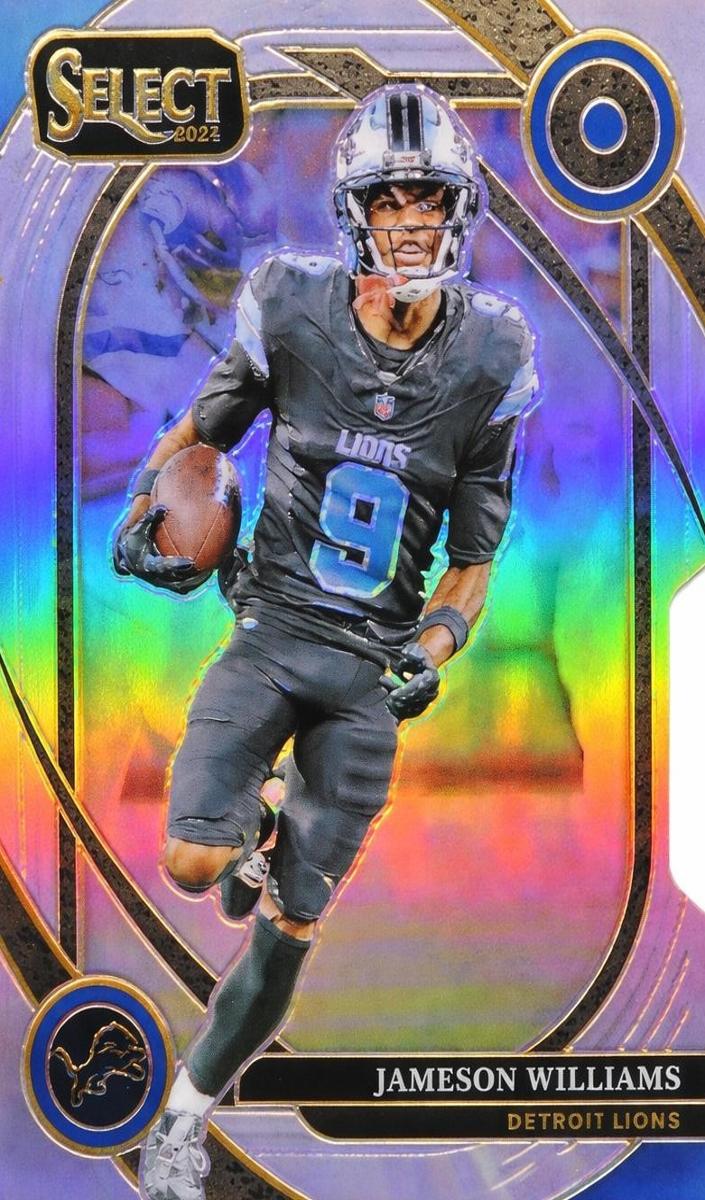 2024 Panini Select Football Silver Die-Cut Jameson Williams #267