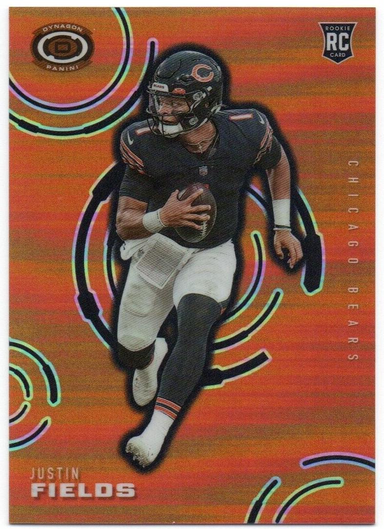 2021 Panini Chronicles Football Orange Justin Fields #D-3 PSA 9
