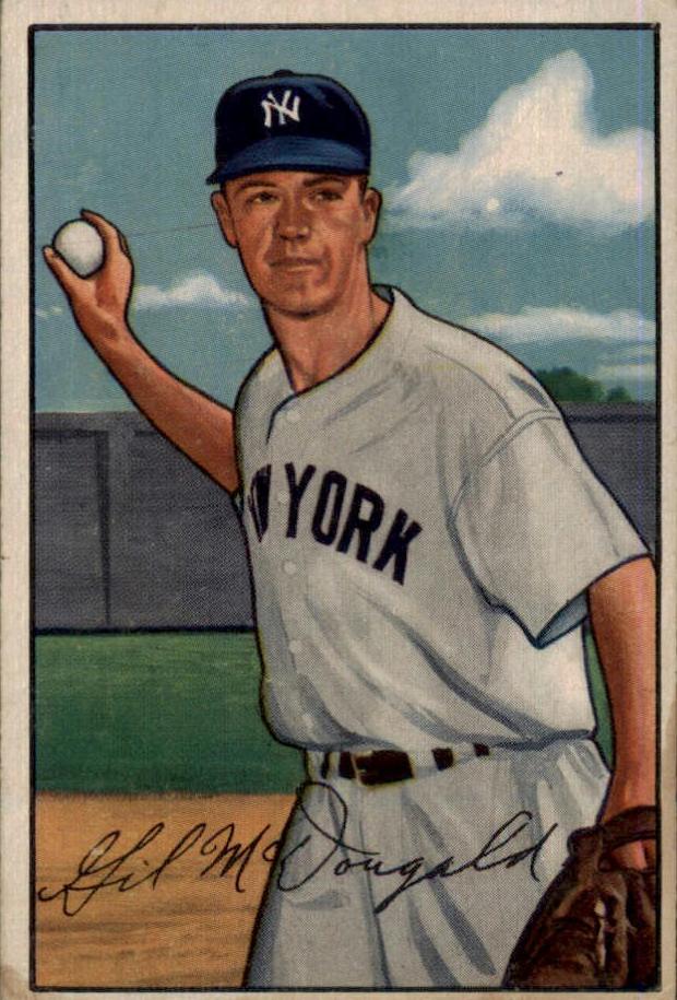 1952 Bowman Baseball Gil McDougald #33