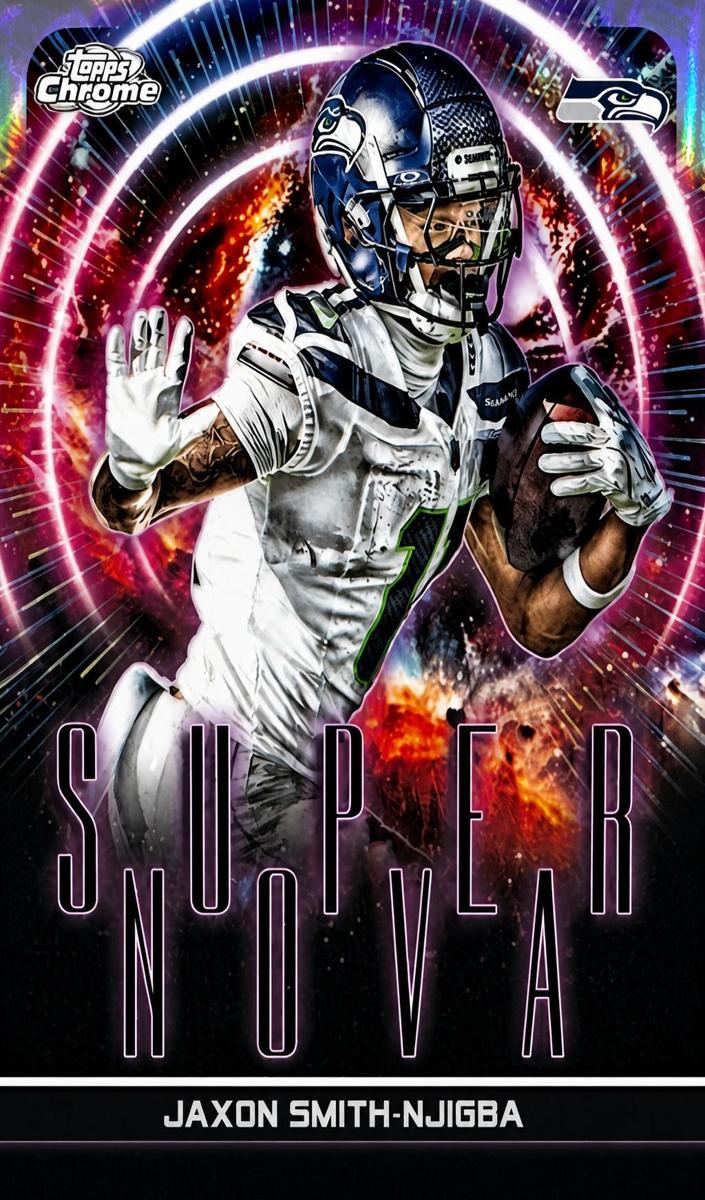 2025 Topps Cosmic Chrome Football Jaxon Smith-Njigba #SPN-21