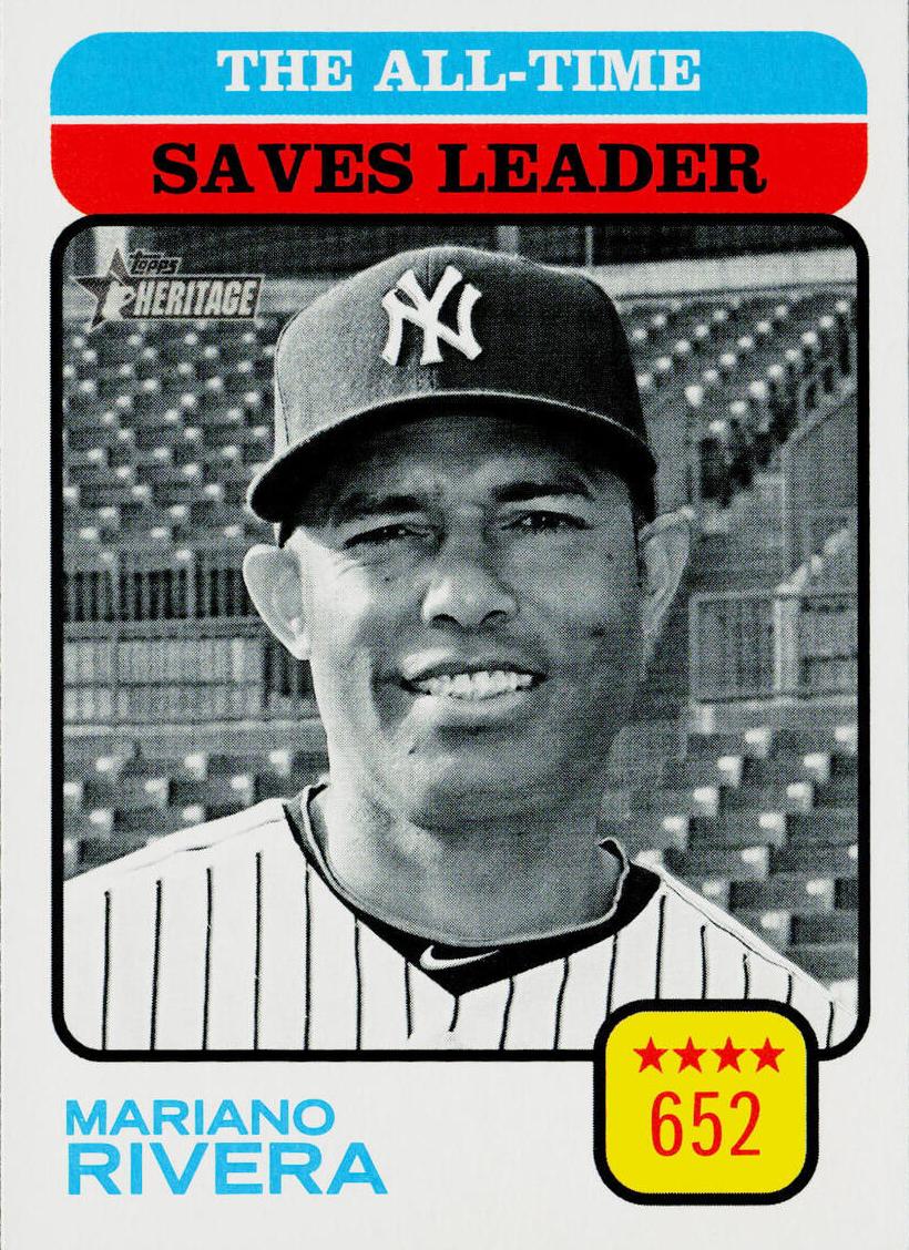 2022 Topps Heritage Baseball Mariano Rivera #474
