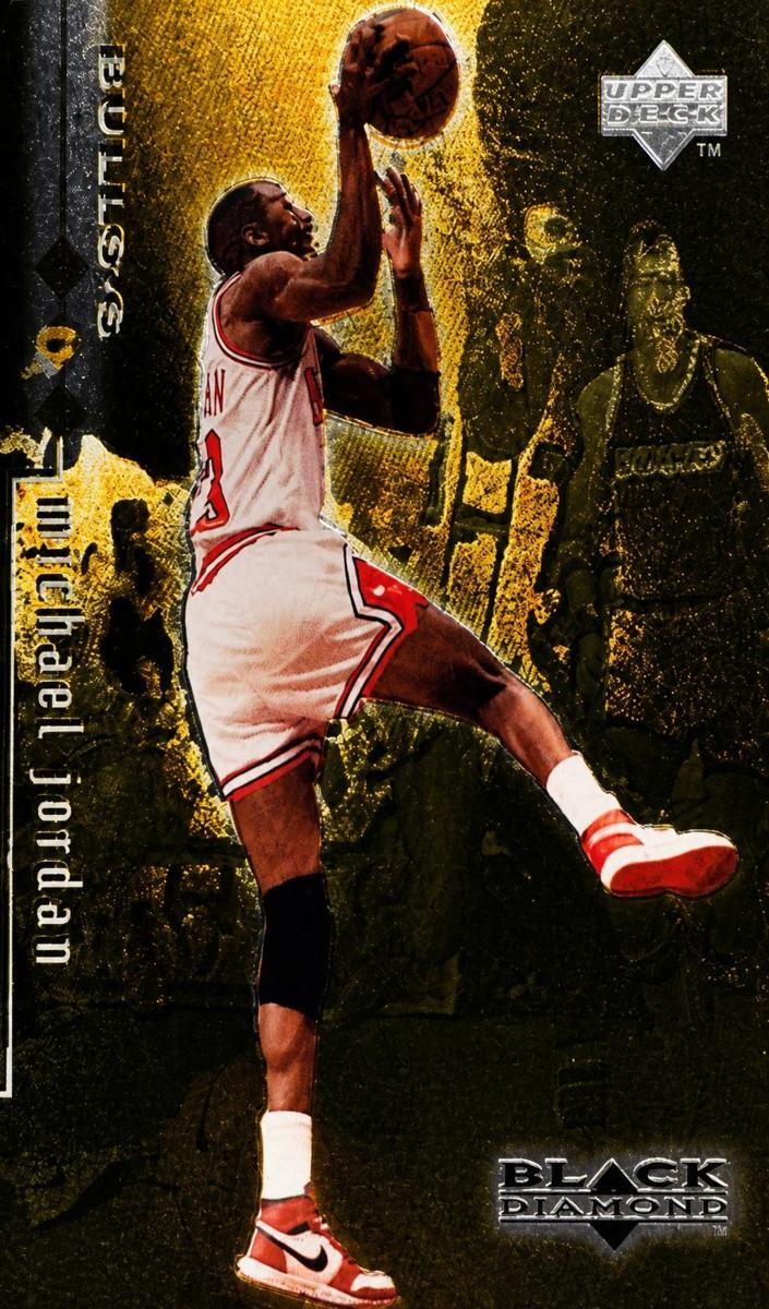 1998 Upper Deck Black Diamond Basketball Triple Michael Jordan #1