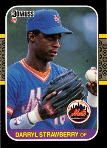1987 Donruss Baseball Darryl Strawberry #118