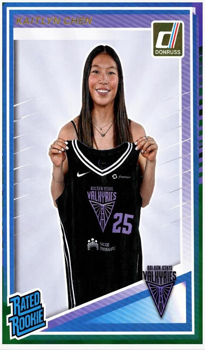 2025 Panini Donruss WNBA Basketball Green Laser Kaitlyn Chen #90