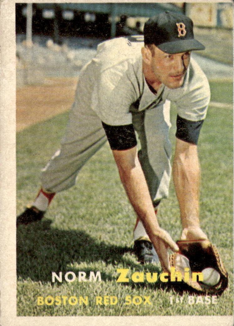 1957 Topps Baseball Norm Zauchin #372 PSA 7.5