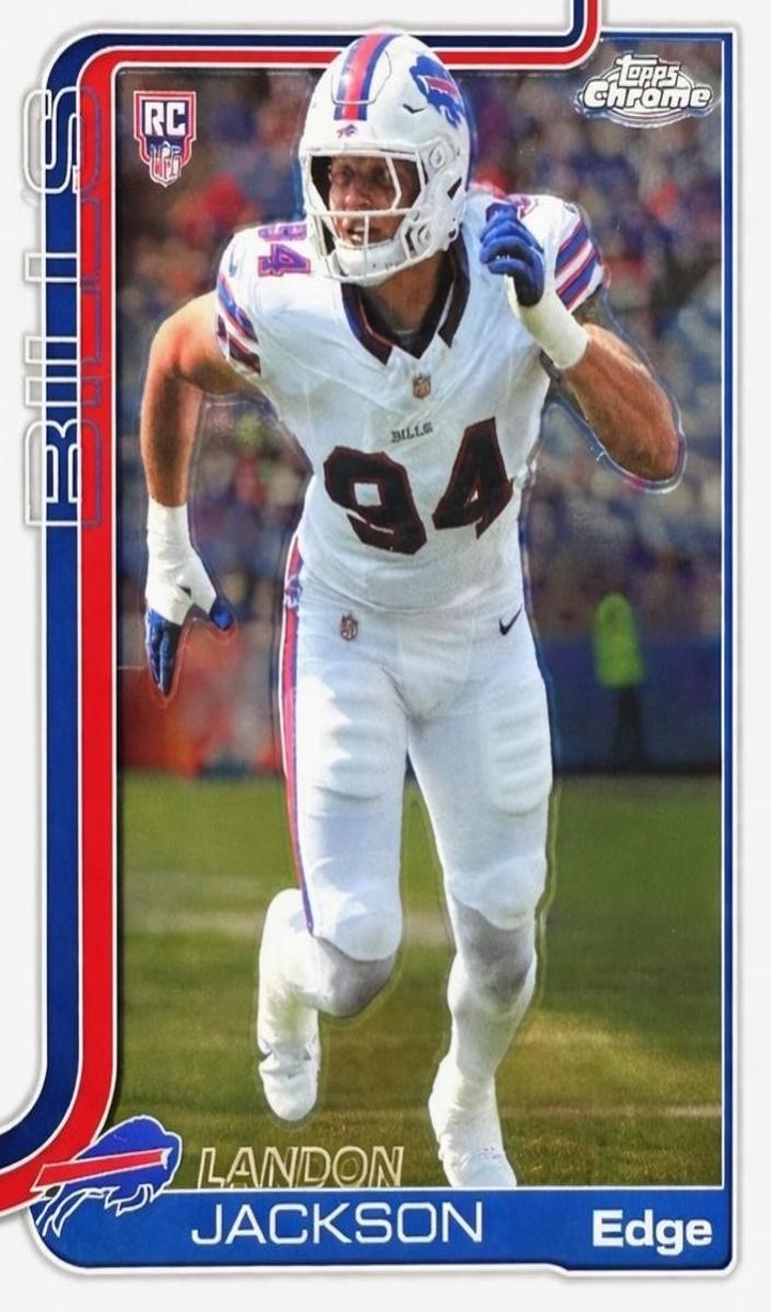 2025 Topps Chrome Football Landon Jackson #358
