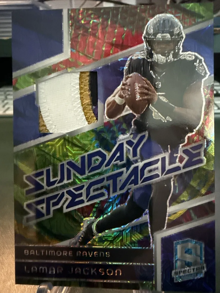 2024 Panini Spectra Football Meta Lamar Jackson #15
