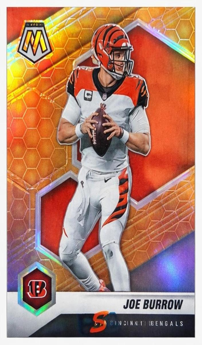 2021 Panini Mosaic Football Honeycomb Joe Burrow #47
