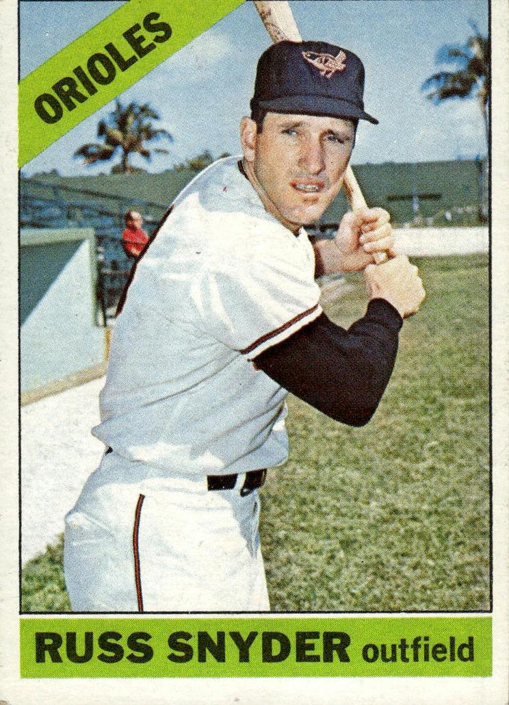 1966 Topps Baseball Russ Snyder #562 PSA 7.5