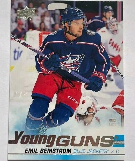 2019 Upper Deck Hockey Emil Bemstrom #455 PSA 10