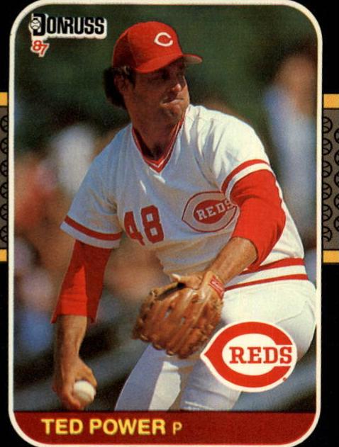 1987 Donruss Baseball Ted Power #536