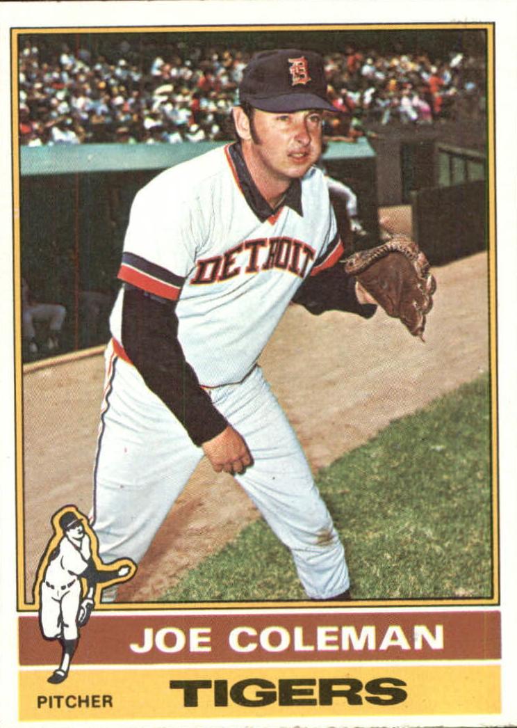 1976 Topps Baseball Joe Coleman #456