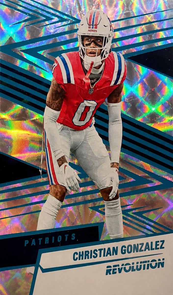 2025 Panini Revolution Football Future Frame Christian Gonzalez #155