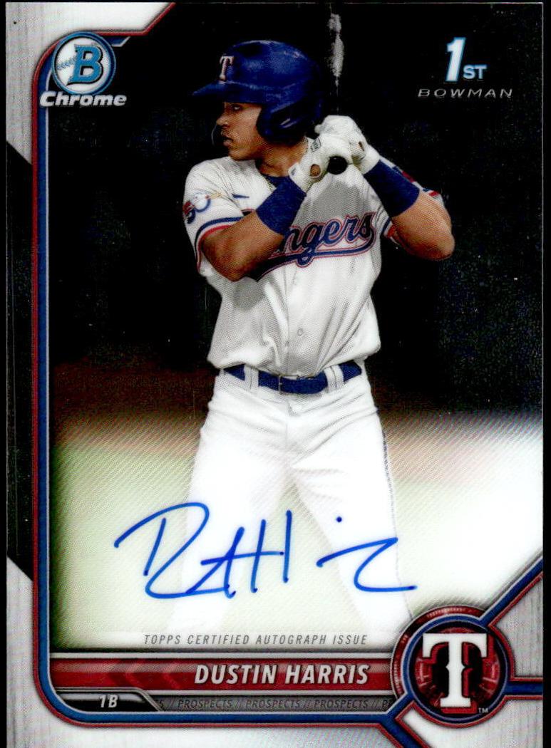 2022 Bowman Chrome Prospects Baseball Dustin Harris #CPA-DHR PSA 9
