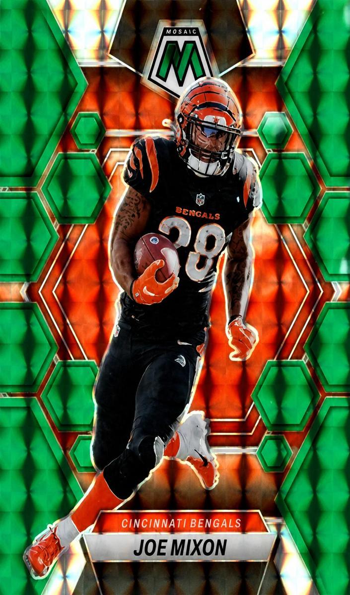 2023 Panini Mosaic Football Green Joe Mixon #41