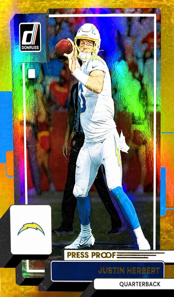 2022 Panini Donruss Football Press Proof Premium Justin Herbert #294