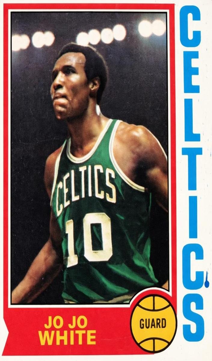 1974 Topps Basketball Jo Jo White #27 PSA 8