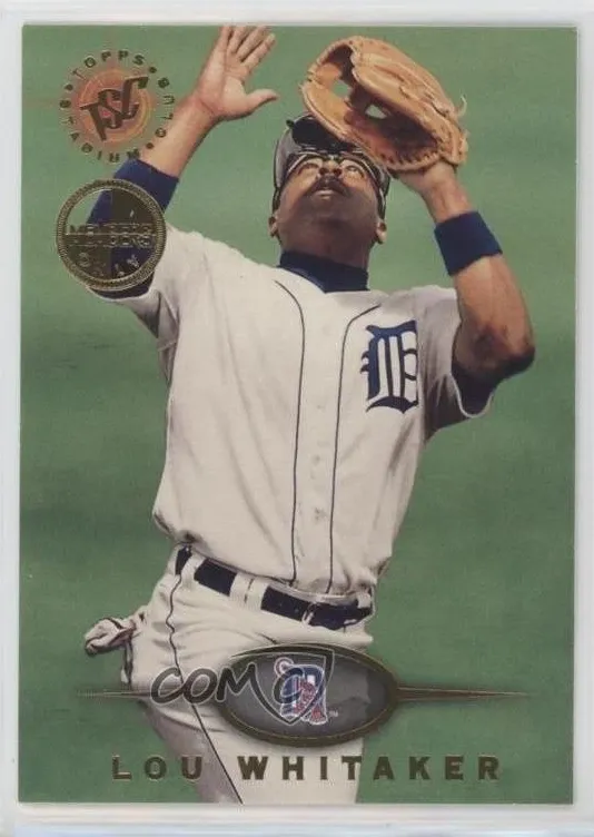 1995 Topps Stadium Club Baseball Members Only Lou Whitaker #481 PSA 9