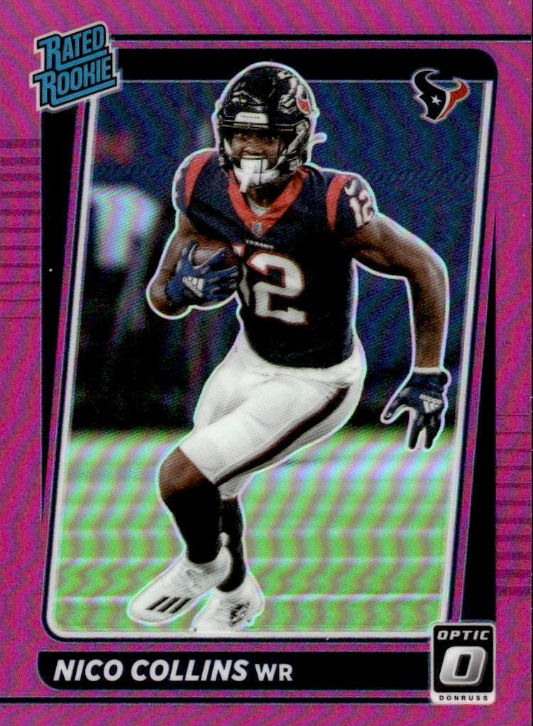 2021 Donruss Optic Football Nico Collins #230 PSA 10