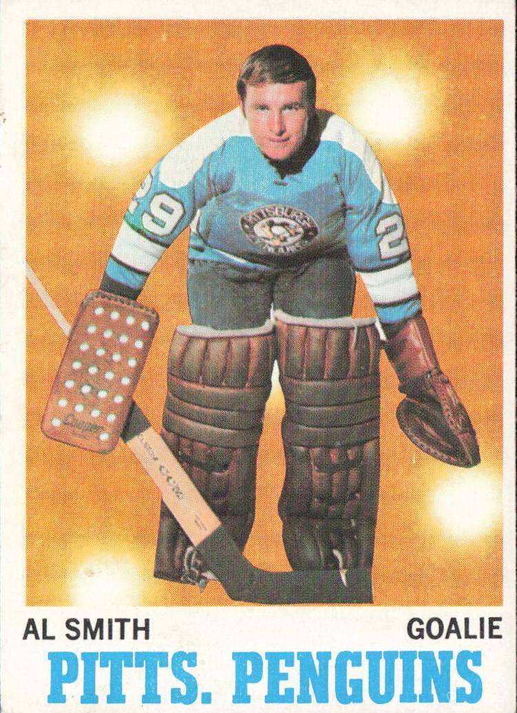 1970 Topps Hockey Al Smith #87 PSA 8