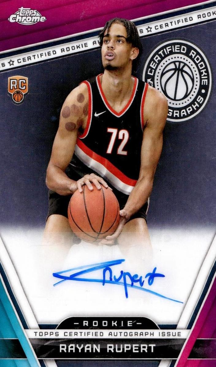 2023 Topps Chrome Basketball Rayan Rupert #CRA-RR
