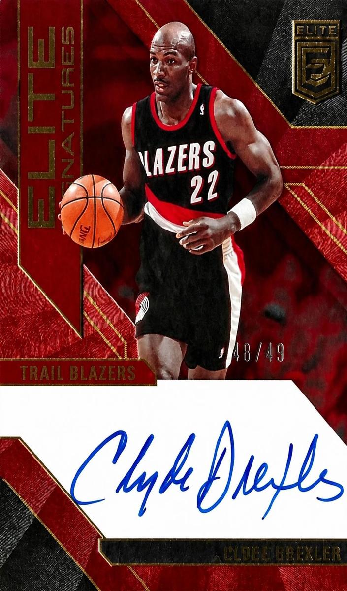 2023 Donruss Elite Basketball Red Clyde Drexler #ES-CDP