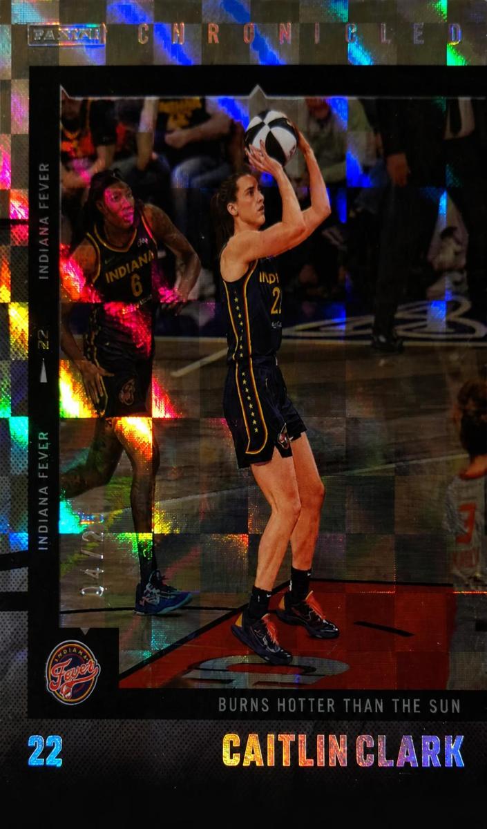 2025 Panini Caitlin Clark Chronicled Basketball Checkerboard Caitlin Clark #28