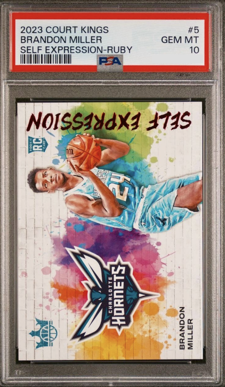 2023 Panini Court Kings Basketball Ruby Brandon Miller #5
