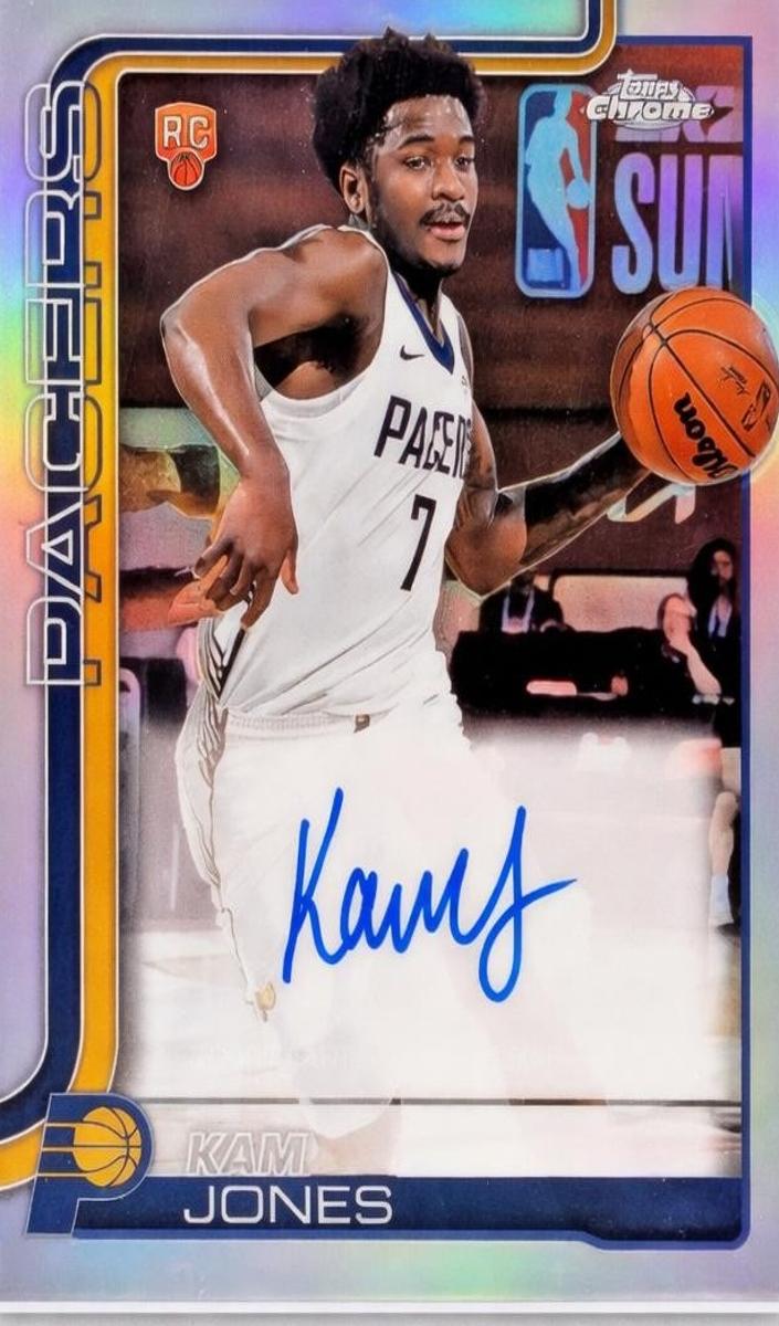 2025 Topps Chrome Basketball Refractor Kam Jones #TCAR-KJ