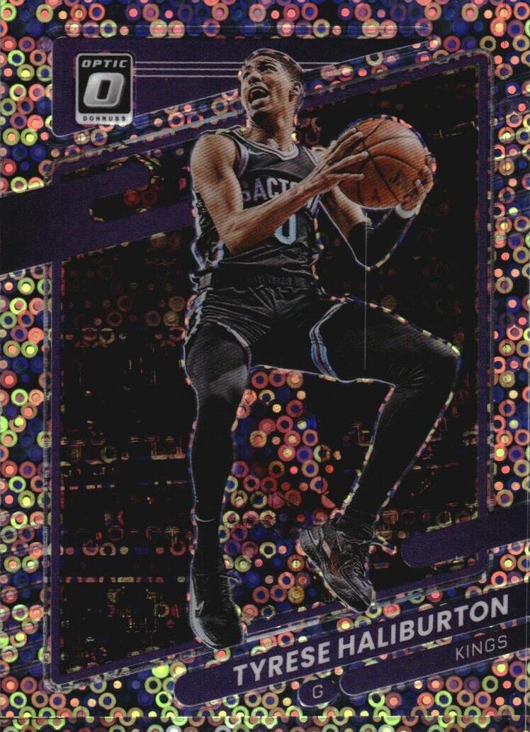 2021 Donruss Optic Basketball Fast Break Holo Tyrese Haliburton #38