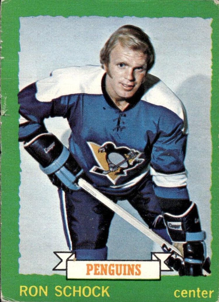 1973 O-Pee-Chee Hockey Ron Schock #200