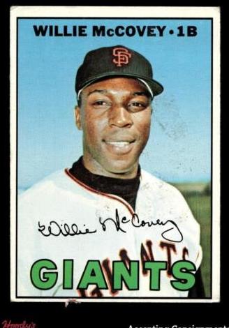 1967 Topps Baseball Willie McCovey #480