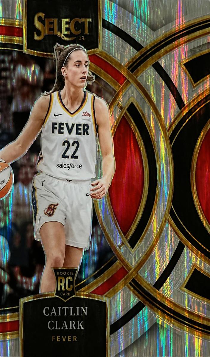 2024 Panini Select WNBA Basketball Silver Flash Caitlin Clark #151 PSA 9
