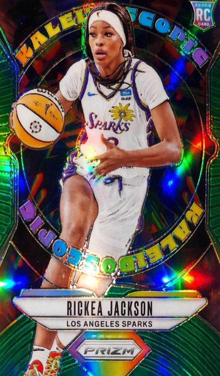 2024 Panini Prizm WNBA Basketball Green Rickea Jackson #12 PSA 9