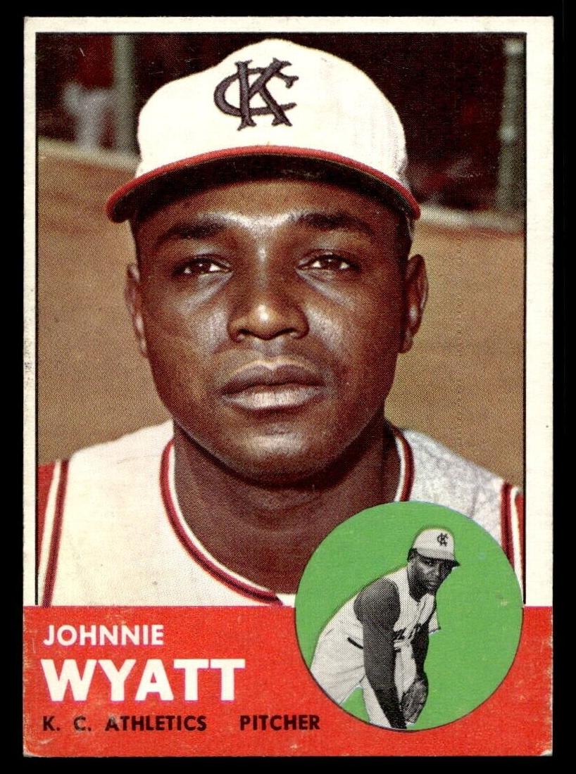 1963 Topps Baseball Johnnie Wyatt #376