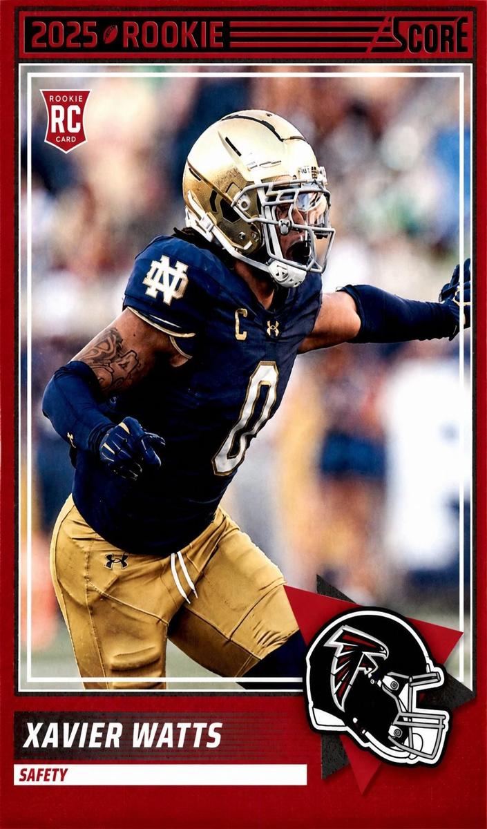 2025 Panini Score Football Green Xavier Watts #94